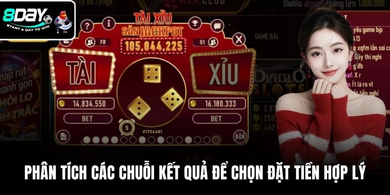 Phân tích các chuỗi kết quả để chọn đặt tiền hợp lý