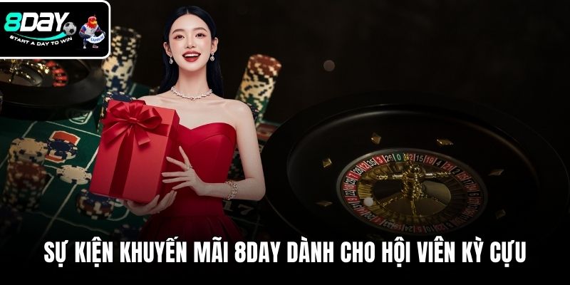 Sự kiện khuyến mãi 8DAY dành cho hội viên kỳ cựu
